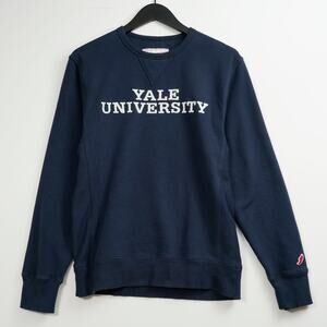 League 1991 Yale Bulldogs Crewneck Sweatshirt Navy S